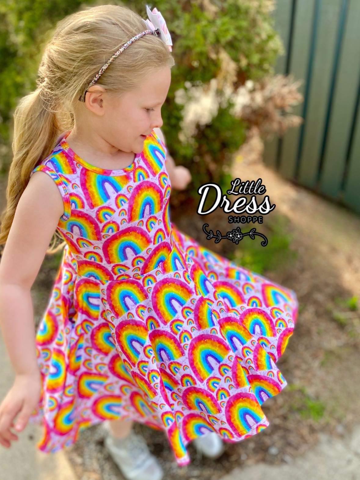 Rainbow Tank Dress