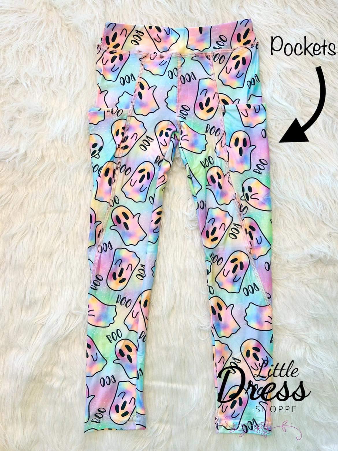 Neon Ghost Pocket Leggings