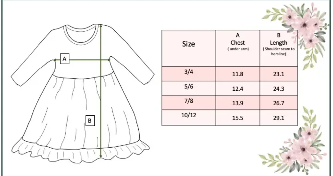 Floral Pumpkin Twirl Dress