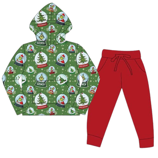 Mean Green Guy Hoodie/Jogger Set