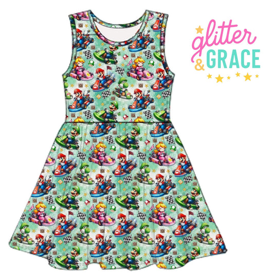 Galaxy Bros. Tank Dress