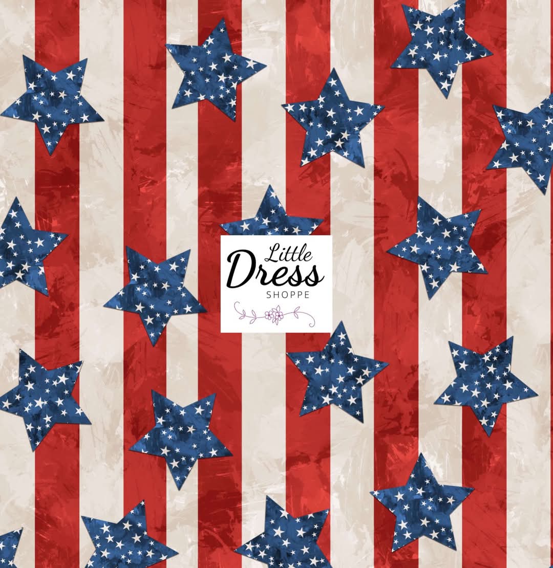 Stripes and Stars Romper