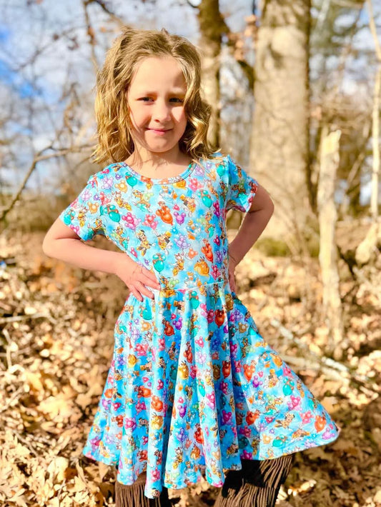 Mouse Balloon Twirl Dress