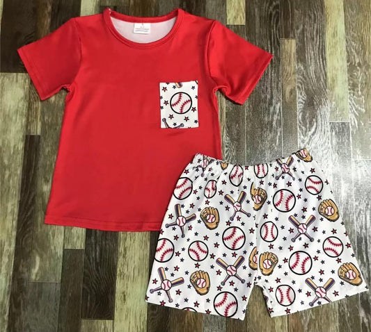 Baseball Short Set