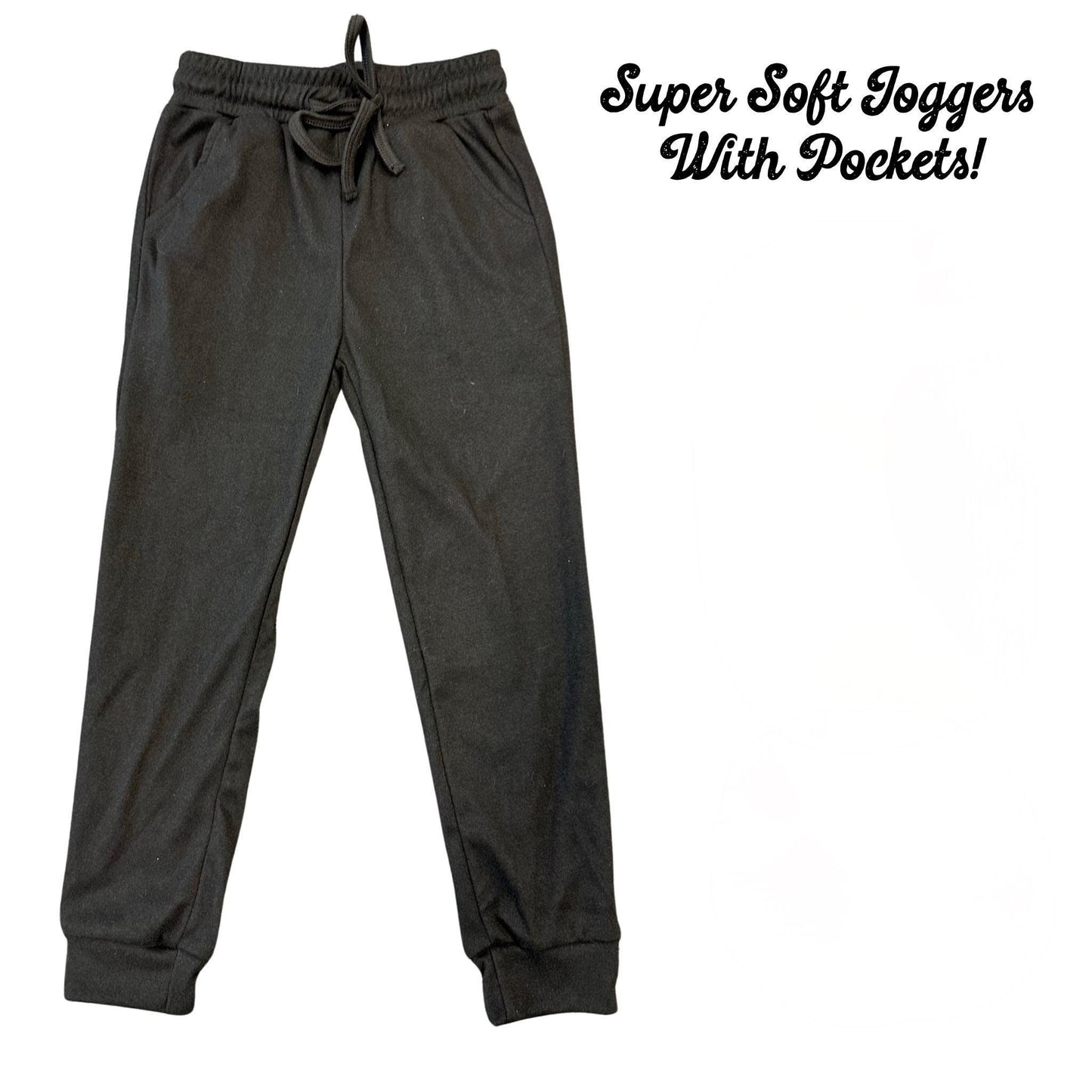 Black Cozy Joggers