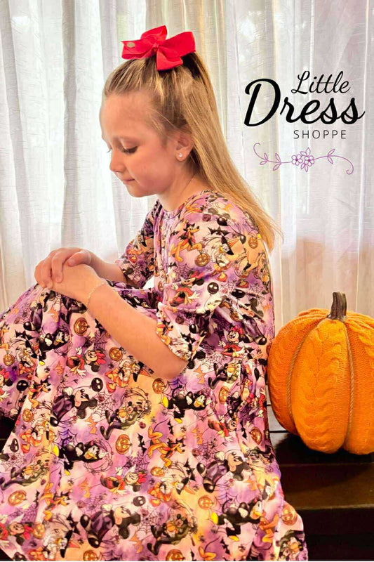 Halloween Mickey & Friends Twirl Dress
