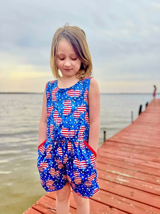 Stars and Stripes Romper