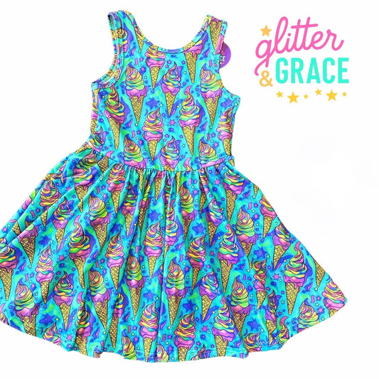 Ice Cream Twirl Dress