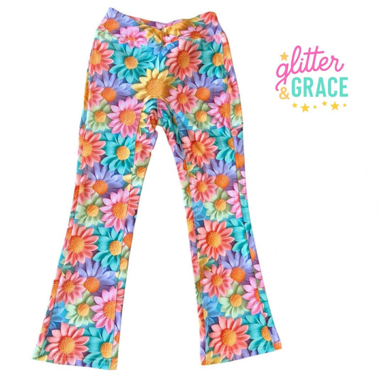 Daisy Flare Leggings