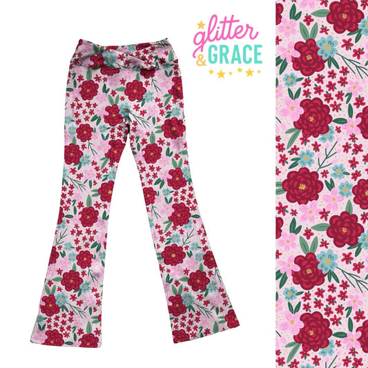Floral Flare Leggings