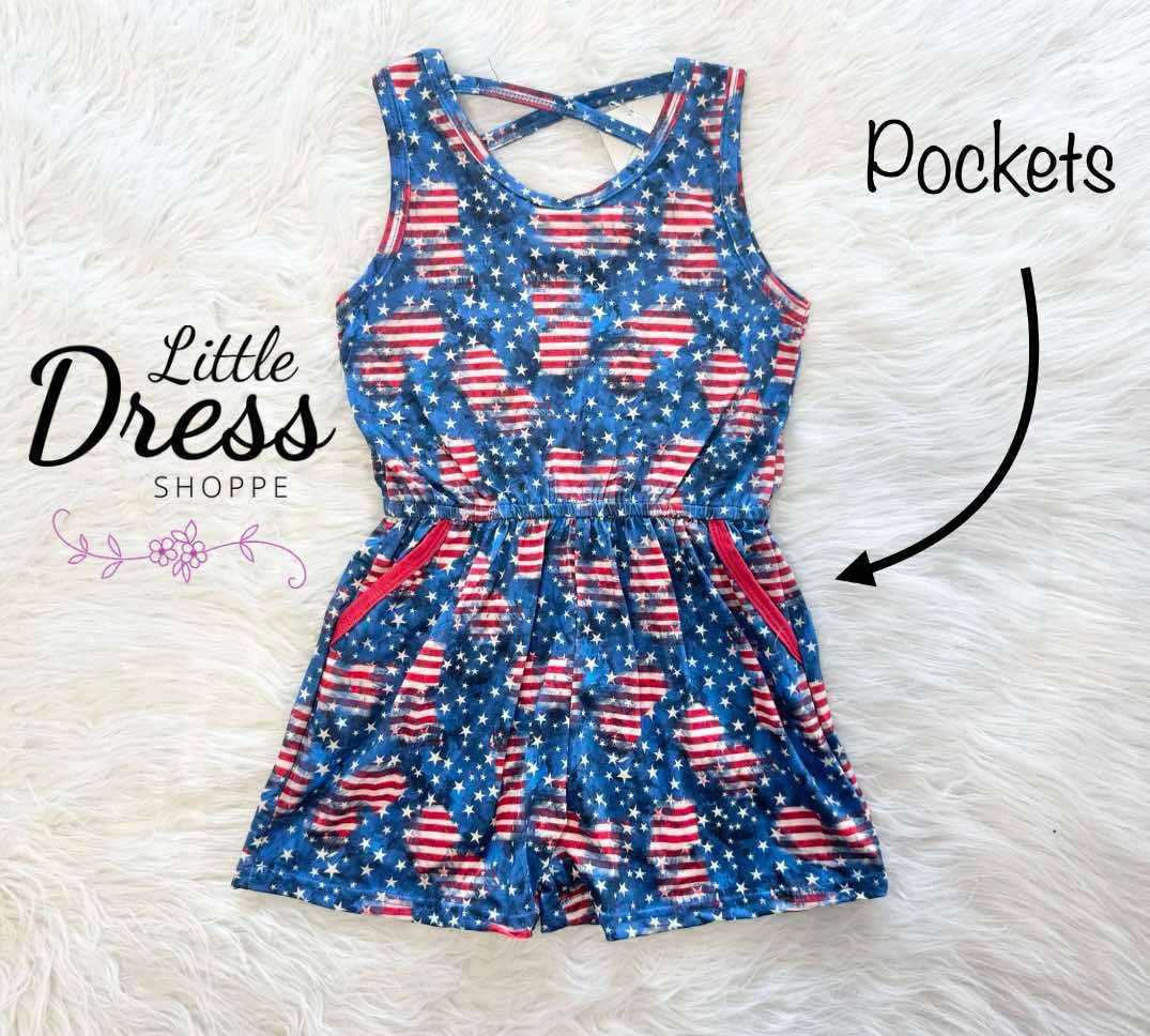 Stars and Stripes Romper