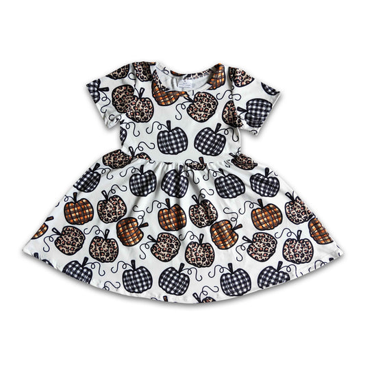 Fall Pumpkin Twirl Dress