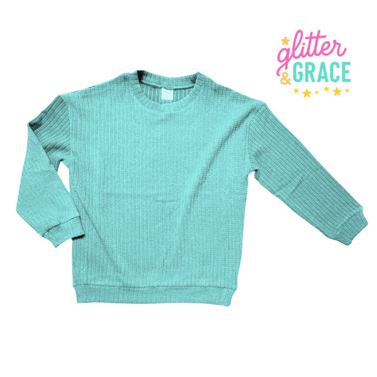 Teal Knit Sweater