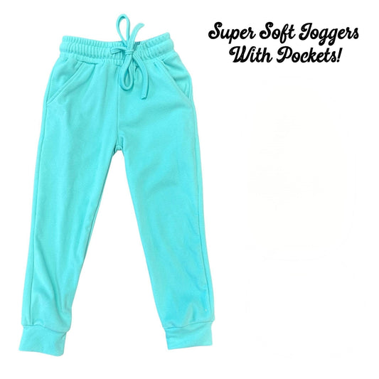 Teal Cozy Joggers