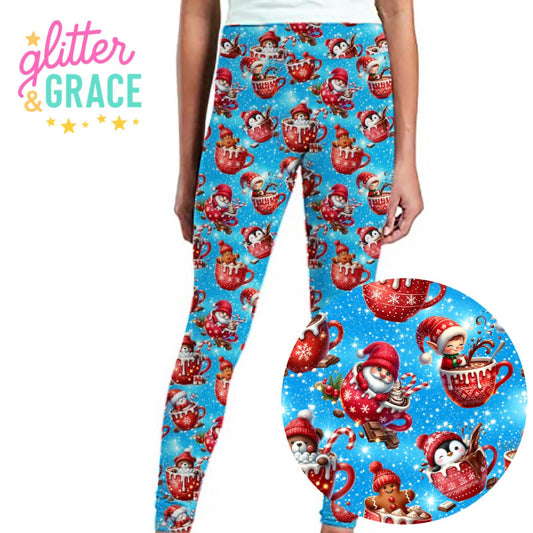 Cocoa Santa Leggings