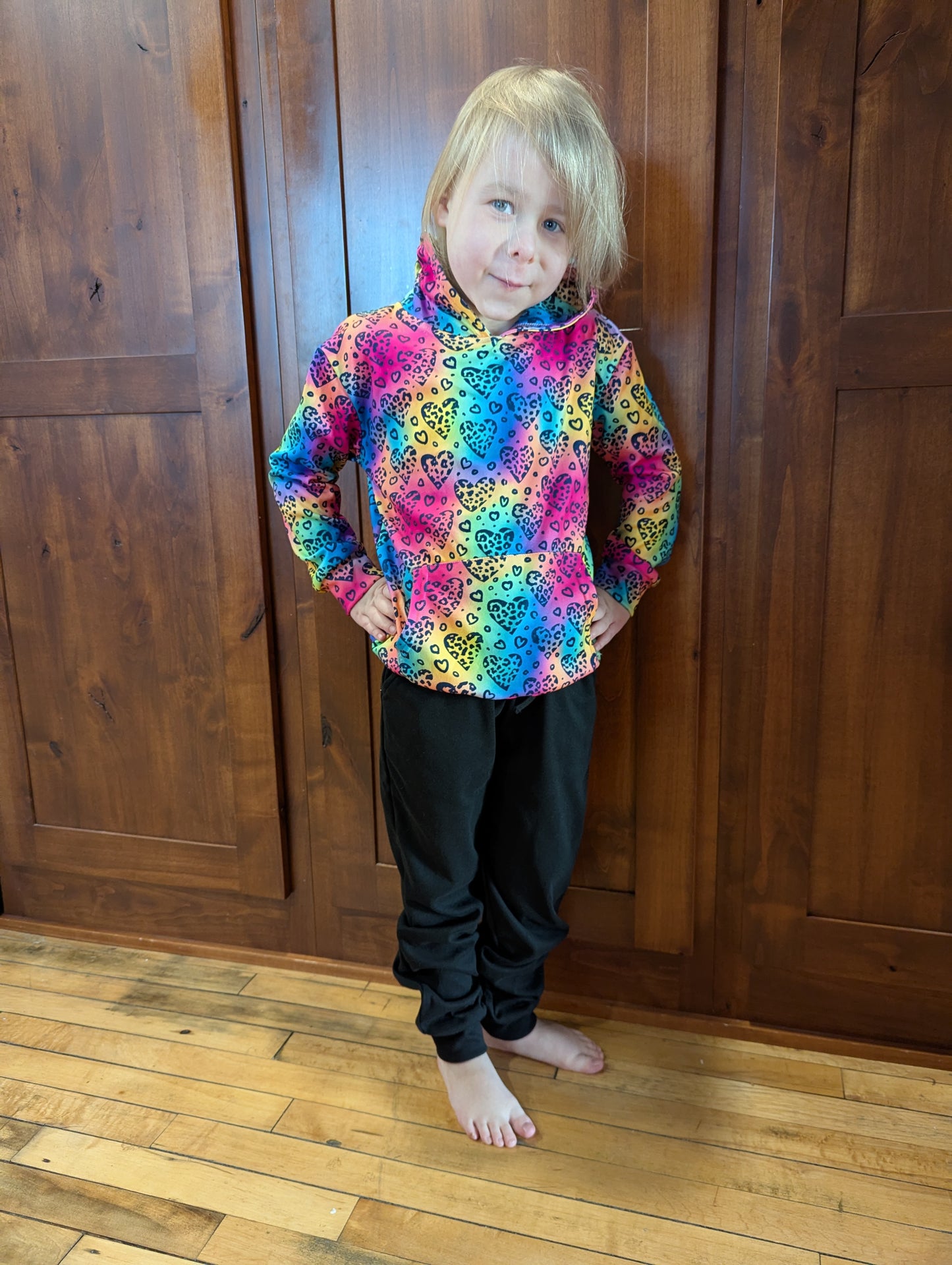 Leopard Heart Hoodie