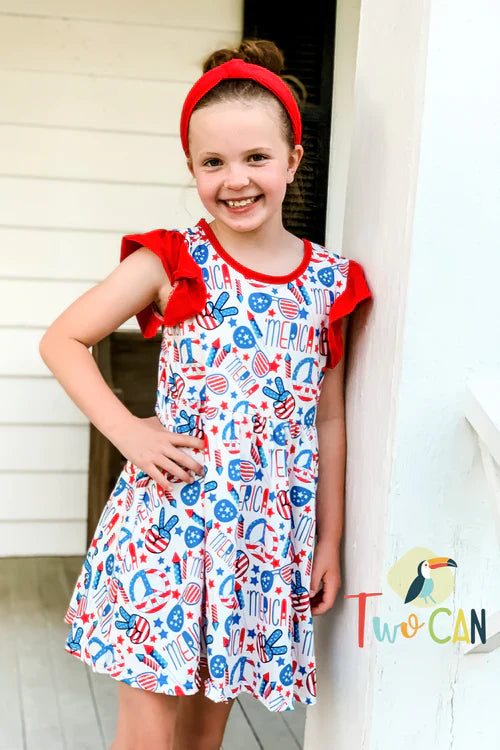 Americana Peace Dress