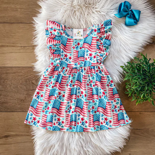 Flowing Flags Dress