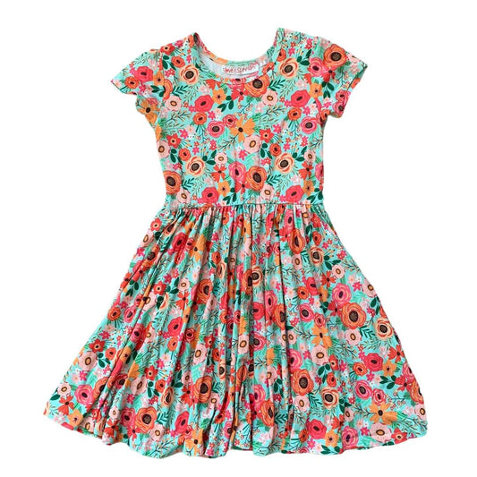 Love & Sprinkles Full Bloom Short Sleeve Dress