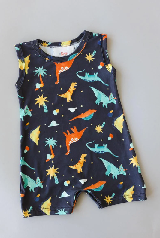 Dino-Mite Shorty Romper